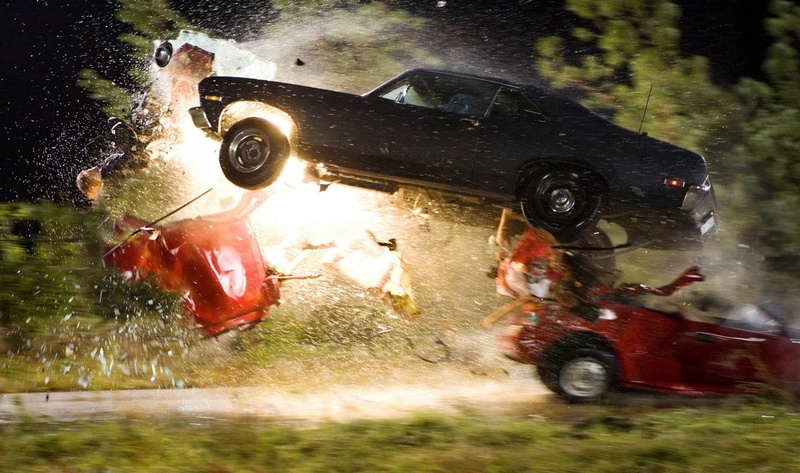 flames, movies, crashes, dark, vehicles, scary, 1080P, cars, death proof, fire