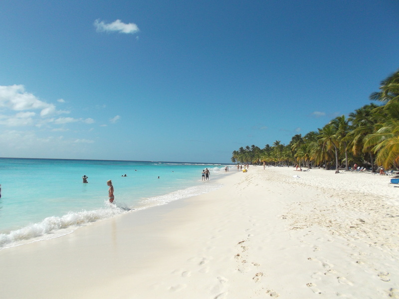 saona island, sky, horizon, outdoors, tranquility, tranquil scene, day, holiday, scenics - nature, nature, horizon over water, sand, sea, 4K, trip, santo domingo