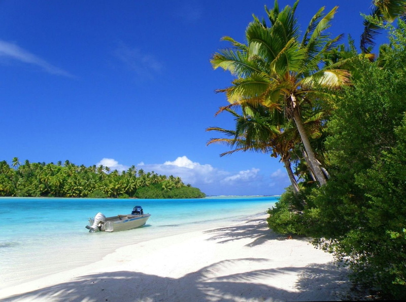 tropical Beach, beach, cook Island, tropical Island, 720P