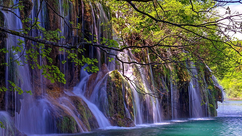 plitvice, europe, 1080P, waterfalls, croatia, national park, park, lakes, lake