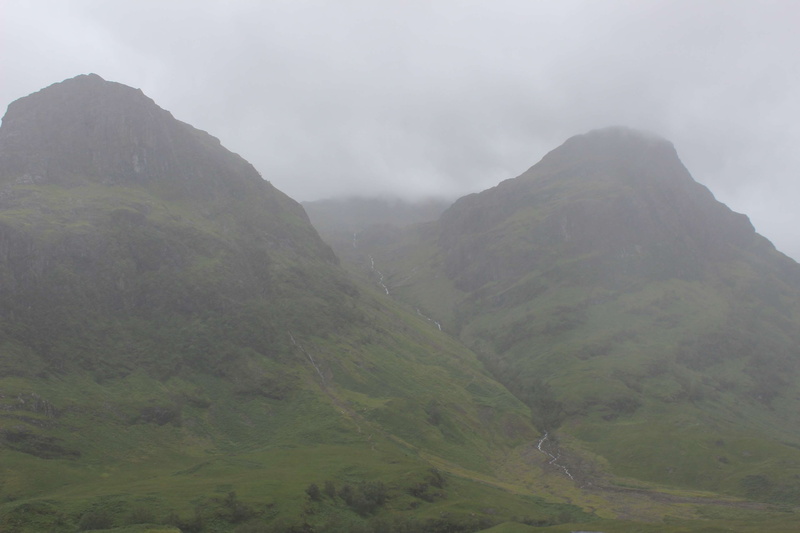 tranquility, environment, green color, non-urban scene, watercourse, tranquil scene, plant, scotland, landscape, beauty in nature, mountain peak, mountain