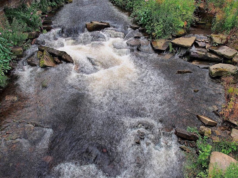watercourse, yorkshire, land, rapids, day, growth, tranquility, current, movement, energy, rock - object, swirl, creek, river, river holme, outdoors, no people