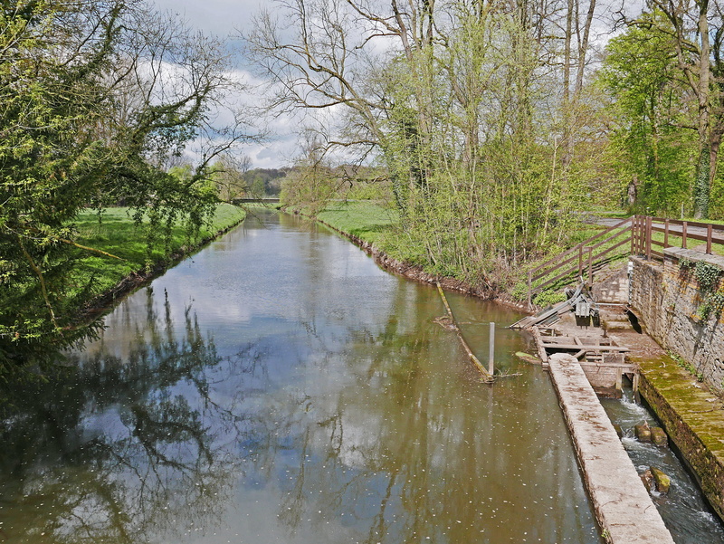 waterfront, river, bridge, built structure, plant, water, tree, münsterland, ems, watercourse, connection, tranquility, tributary, 4K, day, tranquil scene