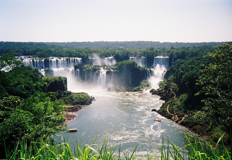 tree, environment, travel destinations, long exposure, iguazu, nature, travel, brazil, scenics - nature, motion, flowing, waterfalls, national park, tourism