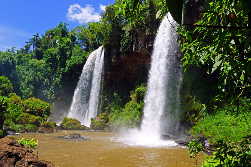 waterfalls, rivers, argentina, 2K, nature, iguazu