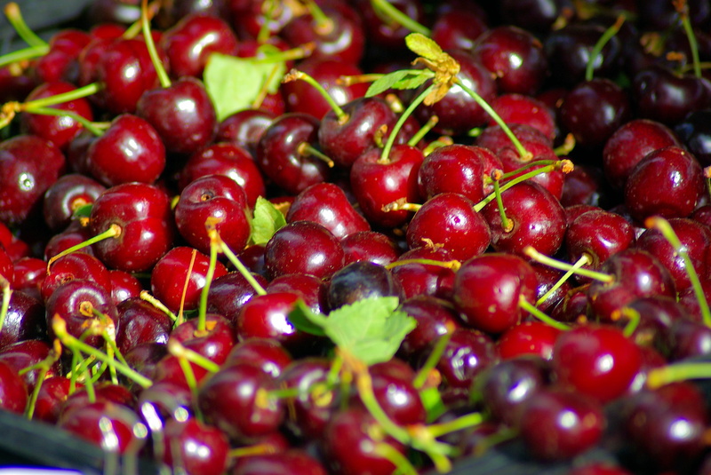 2K, market, cherries, organic, jackson, wellbeing, berry fruit, town, nutrition, farmers, fresh, fruit, backgrounds, healthy eating, close-up, ripe, wyoming