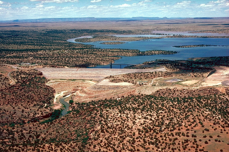 New Mexico, scenics - nature, travel destinations, tranquility, dry, pebble, Lake, santa, high angle view, water, 720P, sand, no People, rosa, Santa Rosa