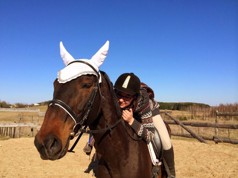nature, Rider, horseback, people, mammal, girl, color Image, domestic, livestock, horse, stallion, outdoors, sky, sunlight, animal themes, animal, pets