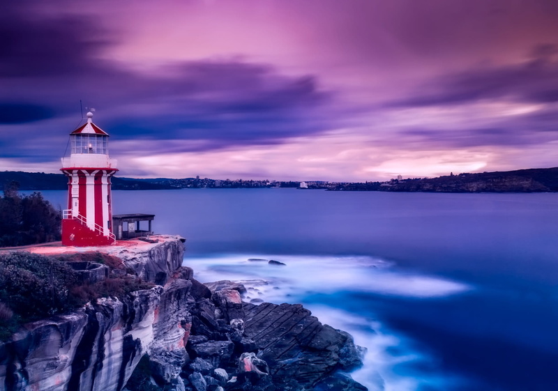 architecture, lighthouse, historic, outdoors, landscape, attraction, 1080P, beauty in nature, seascape, sea, surf, sky, long exposure, ocean, light, guidance