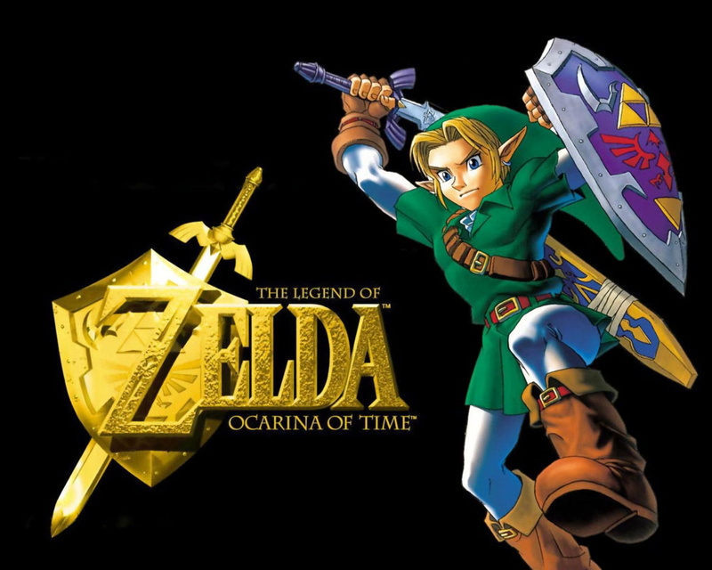 The Legend of Zelda: Ocarina of Time, 1080P, shield, sword, Link, The Legend of Zelda