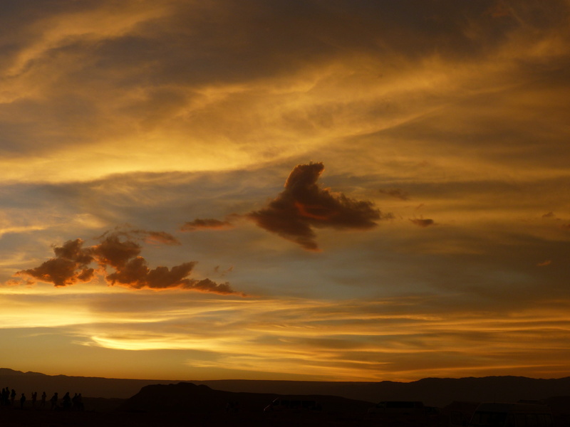 sunset, dramatic sky, 4K, Atacama, desert, sky, evening sky, atacama, twilight, valle de luna, scenics - nature, South America, orange color, tranquil scene