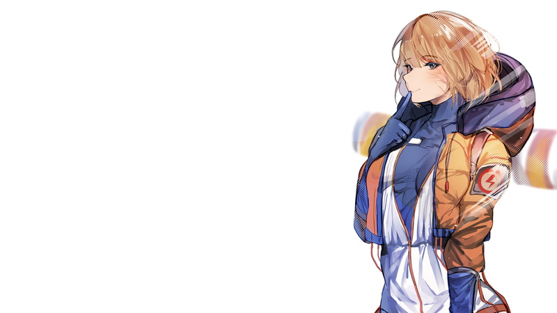 Apex Legends, wattson(apex legends), 2K, blonde, blue eyes, Miyasaka Miyabi