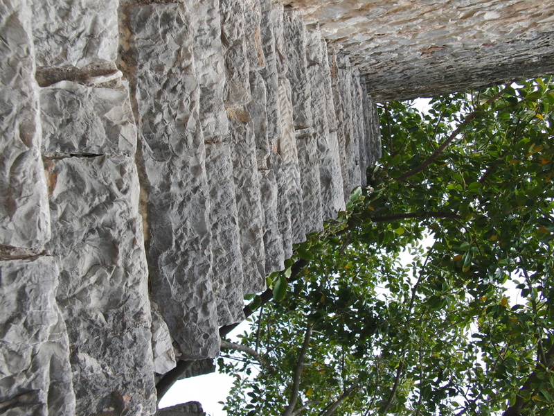 solid, portugal, nature, land, cobblestone, arbour, low angle view, stepway, architecture, tree, pavement, rock, rock formation, formation, building, walkway