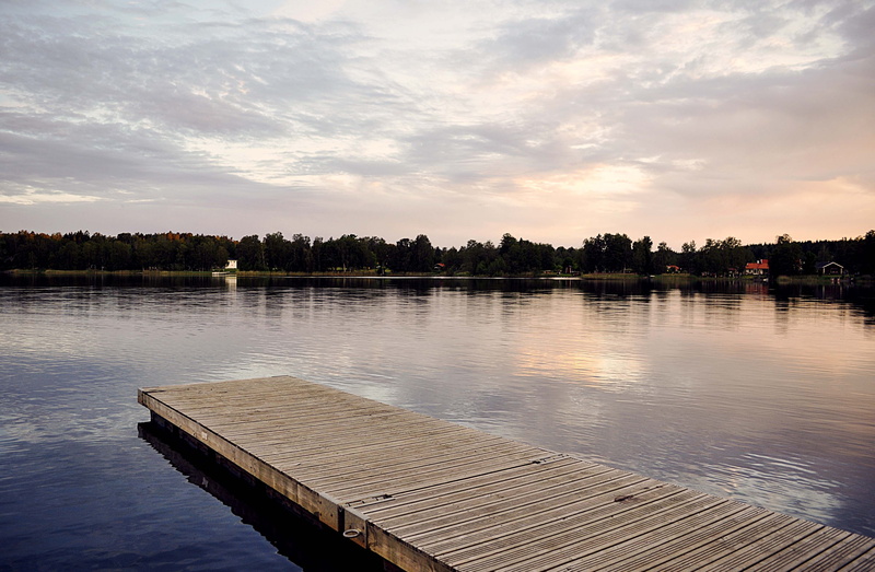outdoors, jetty, travel destinations, summer, tranquil scene, pier, still, non-urban scene, nature, cloud - sky, sky, 4K, tranquility, reflection, sweden