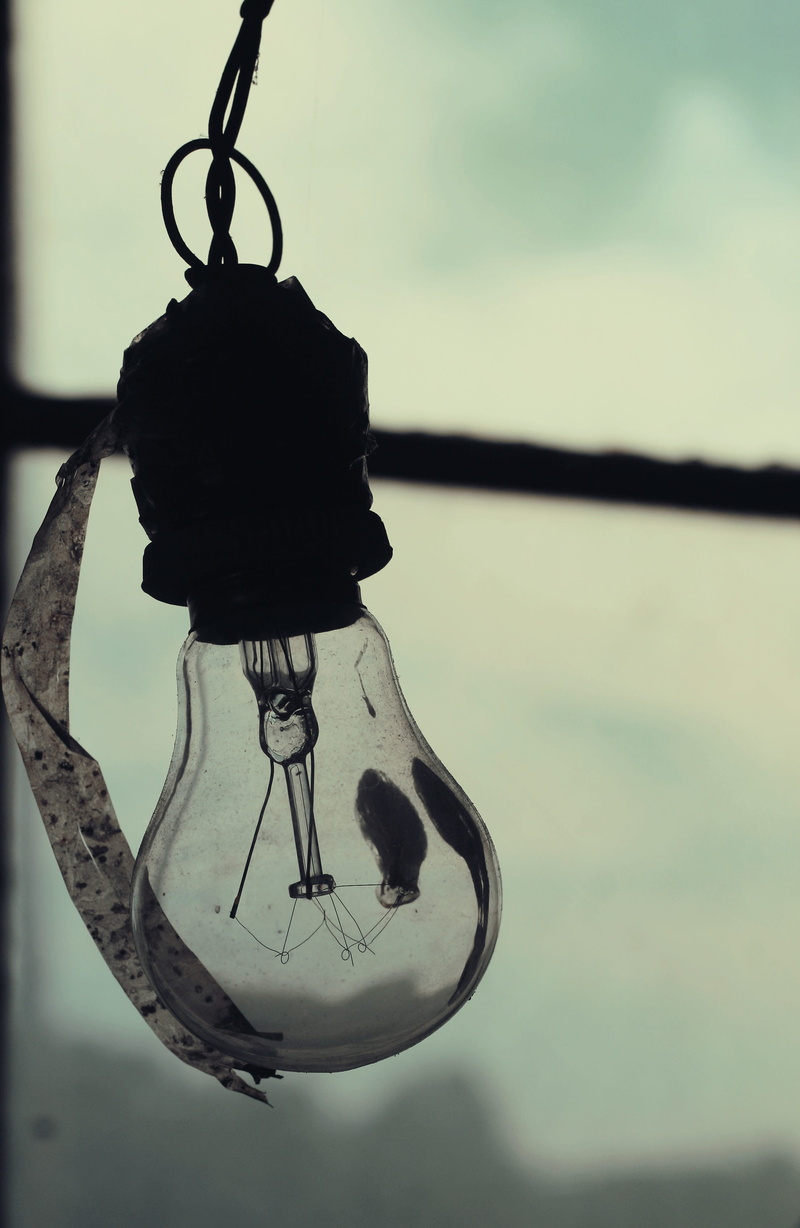 no people, tranquility, light, jewelry, lake, nature, bulb, close-up, 2K, day, silhouette, focus on foreground, water, hanging, power, metal, old, string