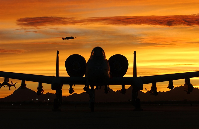 mode of transportation, ground, orange color, hour, evening, scenics - nature, golden, usa, jet, tranquil scene, air vehicle, no people, sunset, transportation