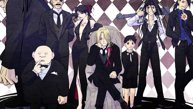 art, slo, suit, homunculus, hd, metal, wrath, 720P, anime, fma, gluttony, lust, fullmetal, full, alchemist, envy, Fullmetal Alchemist, pride