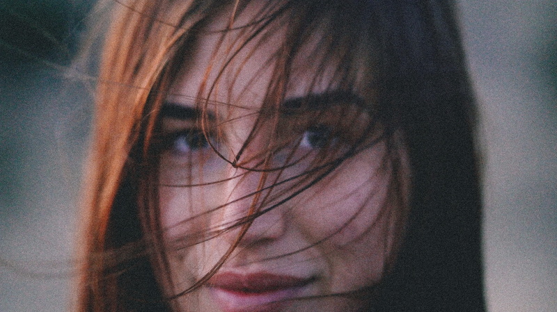 face, child, sadness, hair in face, women, beauty, woman, beautiful, girl, faded, person, one Person, grainy, girls, adult, californium, soft, outdoors