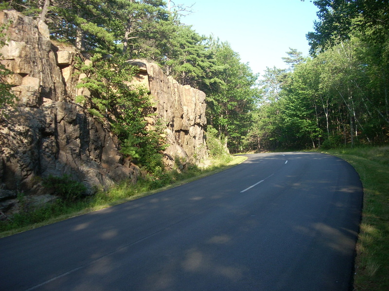 transportation, forest, plant, woods, biking, vacation, acadia national park, the way forward, day, Road, 1080P, empty road, symbol, beauty in nature