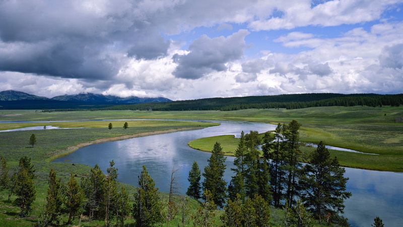 nature, 1080P, park, Wyoming, Yellowstone, x, hd, national, rivers, art