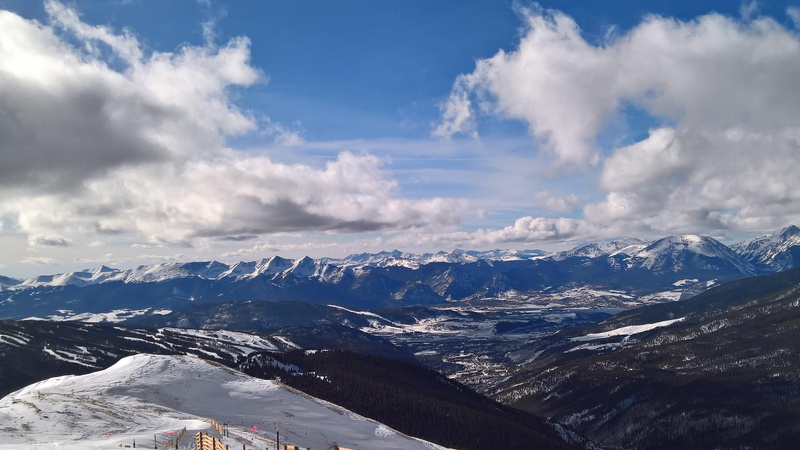 mountain ridge, snow, tranquil scene, sky, environment, united states, colorado mountains, landscape, panorama, continental divide, snowcapped mountain