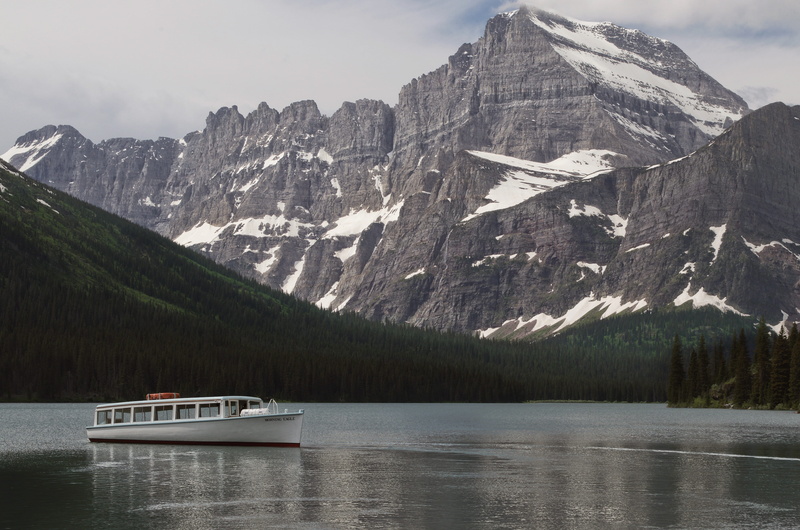 day, body, boat, passenger craft, nautical vessel, snow, cruise, glacier lake, lake, beauty in nature, forest, snowcapped mountain, woodland, outdoors