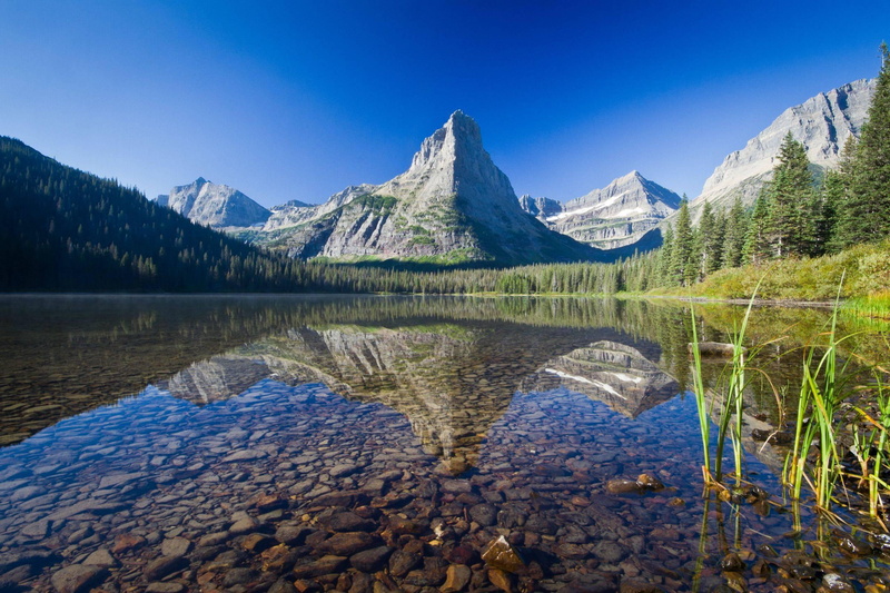 mountain, glenns, 1080P, nature, forest, lake