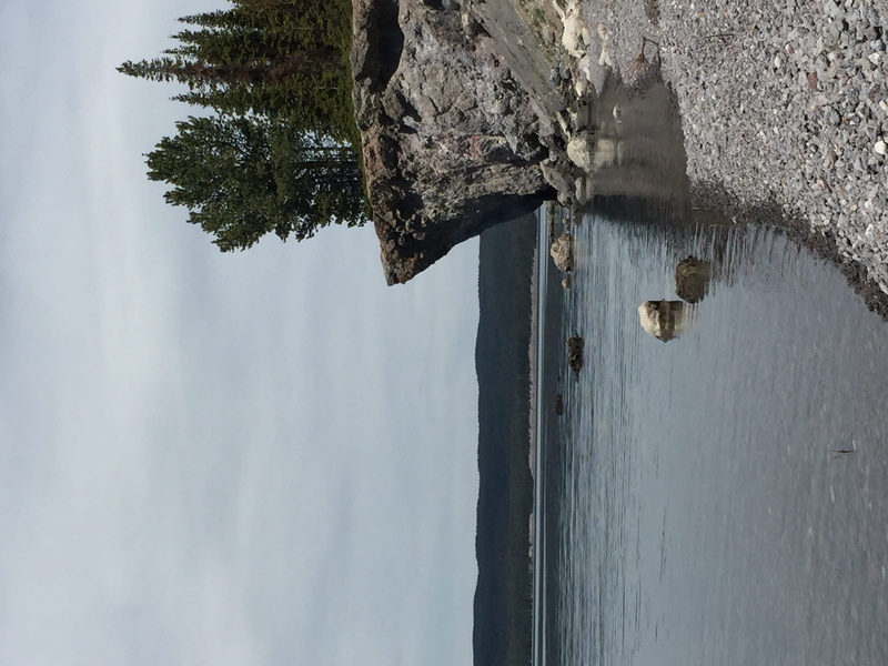 landscape, outdoors, tree, cliff, water, gray, nature, lake, tranquility, reflection, 2K, beach, lakeside, day, plant, beauty in nature, scenics - nature