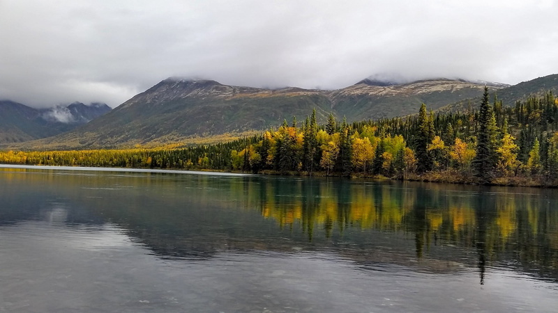 outdoors, kontrashibuna lake, hills, land, 1080P, mountain, lake clark national park, plant, mountain range, mountains, body, trees, scenics, countryside