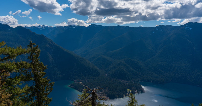 8K, landscape, lake, wilderness, pine tree, tree, slope, scenics - nature, beauty in nature, peak, tranquil scene, land, mountains, mountain, environment