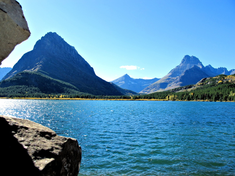 non-urban scene, nature, rocky mountains, Waterton Lakes, waterfront, water, Canada, travel, clear sky, idyllic, body, day, mountain, beauty in nature