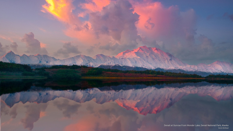 park, wonder, National Parks, 2K, denali, alaska, national, lake, sunrise