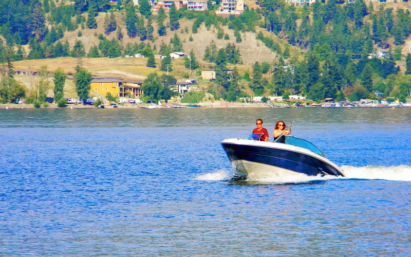 leisure activity, nature, canada, travel, summer vacation, couple - relationship, lifestyle, landscape, 4K, happy, people, boating, valley, british, positive emotion