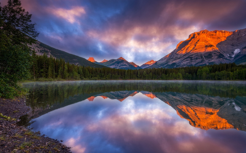 mount, turner, alberta, hd, valley, 4K, nature, canada, computer, landscape, sunrise, desktop, kananaskis, country, kidd