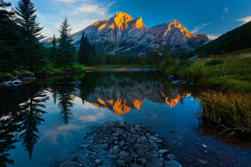 water, wilderness Area, no People, lake, mountain, blue, river, snowcapped mountain, outdoors, Canada, national Landmark, snowy, mountain Peak, clouds