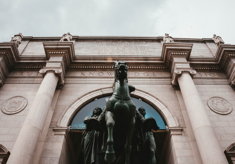 nature, american museum of natural history, ornate, building exterior, sculpture, female likeness, creativity, statue, history, male likeness, architecture