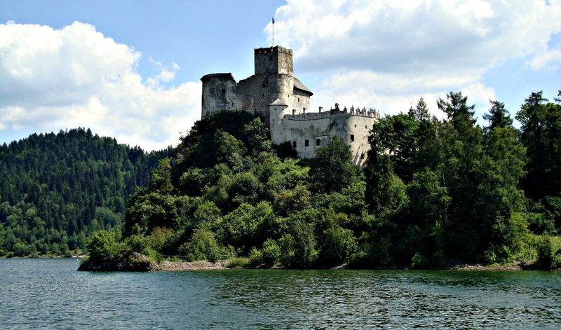 tourism, sky, picturesque, architecture, outdoors, plant, travel Locations, cloud - sky, pieniny, Niedzica, scenics, the museum, green color, europe, landscape