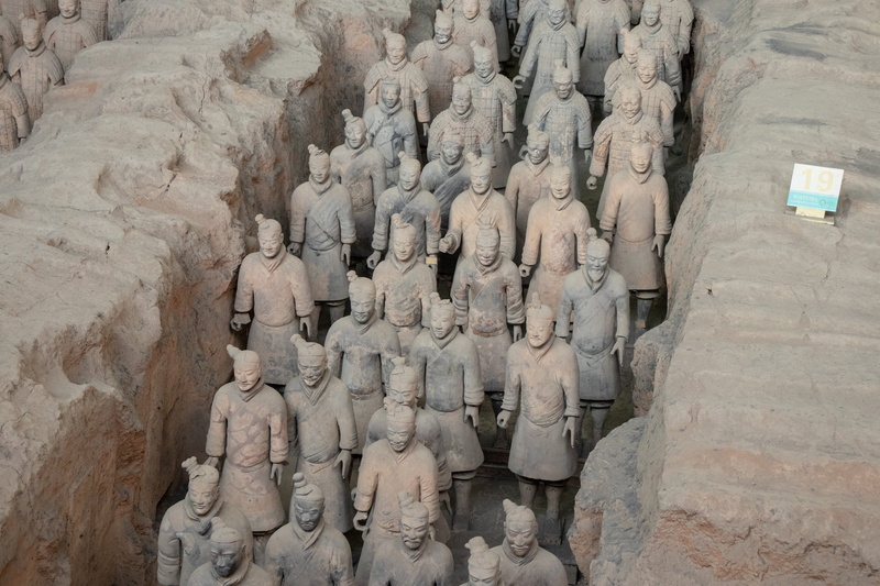 representation, archeology, creativity, religion, male likeness, army, no people, ancient civilization, travel destinations, belief, idol, solid, warriors