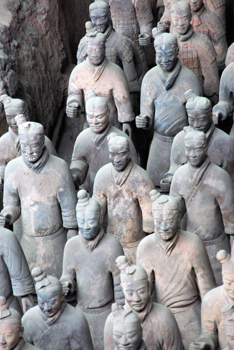 xian, soldier, xian, history, ornate, ancient, large group of objects, the past, terracotta, creativity, human representation, architecture, asia, no people