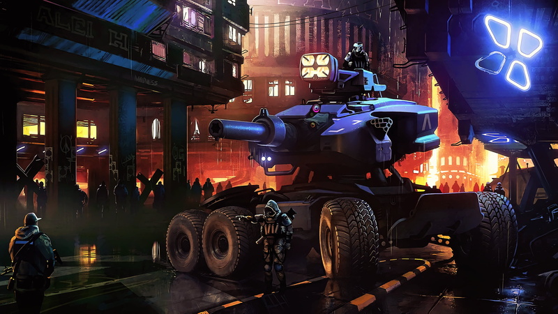 CGI, digital art, concept art, 3D, fantasy art, futuristic, cyberpunk, cityscape, soldier, cyber, fan art, science fiction, artwork, 4K