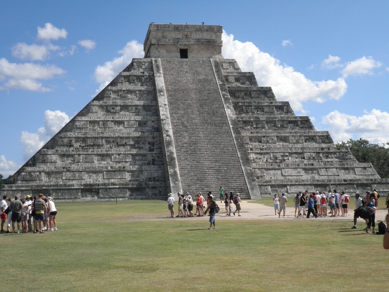 ancient, women, cloud - sky, tourism, mayan, culture, ruins, men, outdoors, the past, large group of people, group of people, structure, real people, historical