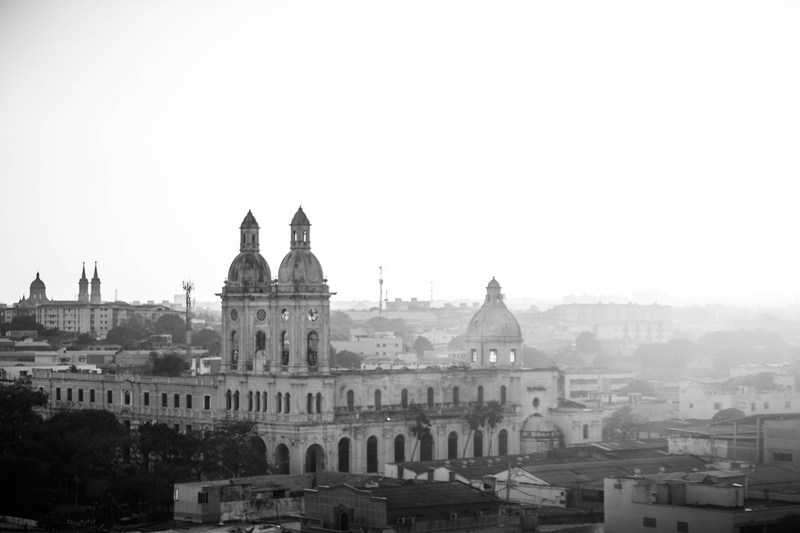 travel, historical, day, building, tourism, cityscape, city, the past, architecture, 4K, dome, b w, travel destinations, place of worship, colombia, church