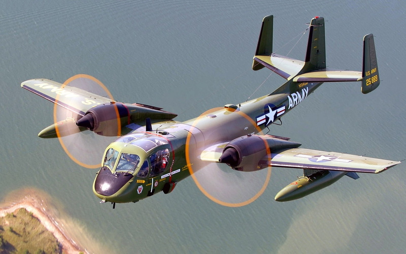 military aircraft, Grumman OV-1 Mohawk, 1080P, aircraft