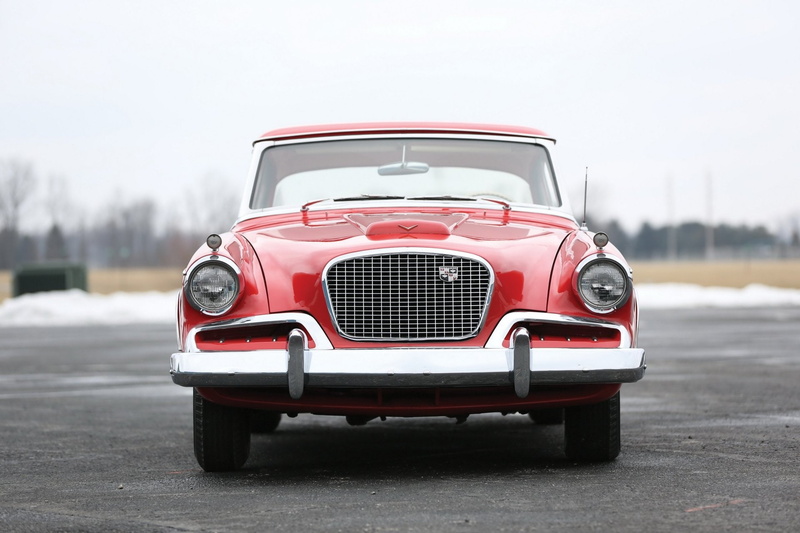 Studebaker Golden Hawk, Red Car, Vintage Car, Old Car, 1080P, Car, Studebaker