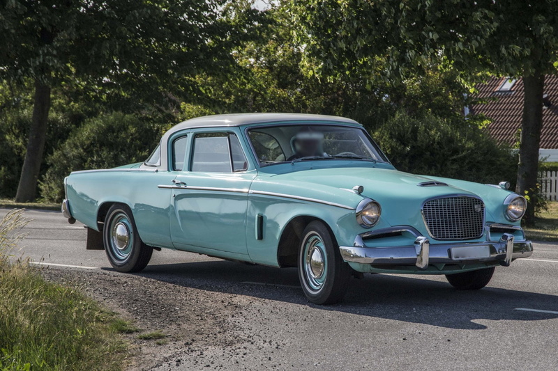 1080P, Old Car, Blue Car, Car, Vintage Car, Studebaker Flight Hawk, Studebaker