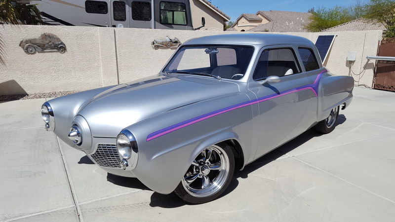 Old Car, Studebaker, Studebaker Champion Bullet Nose, Car, Silver Car, Vintage Car, 1080P