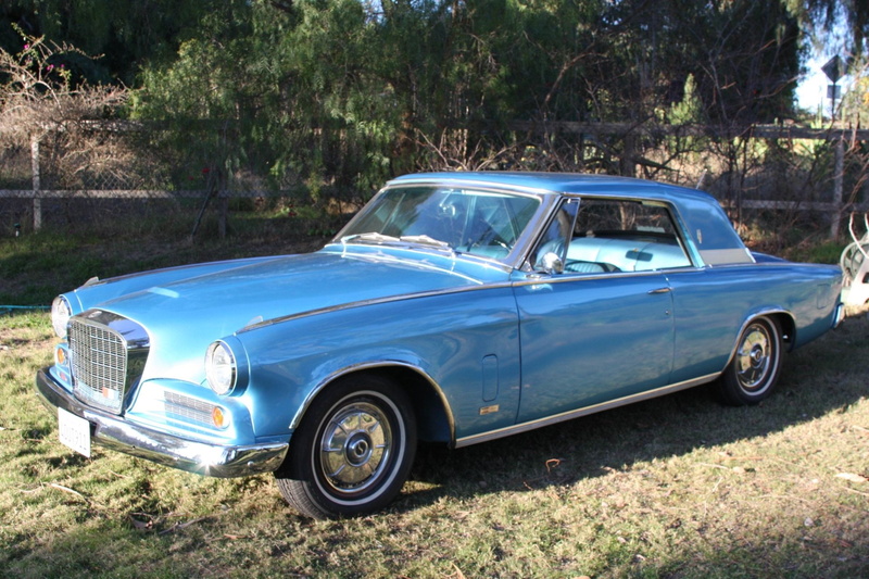 Studebaker, Vintage Car, Blue Car, Old Car, Studebaker Gran Turismo Hawk, Car, 1080P