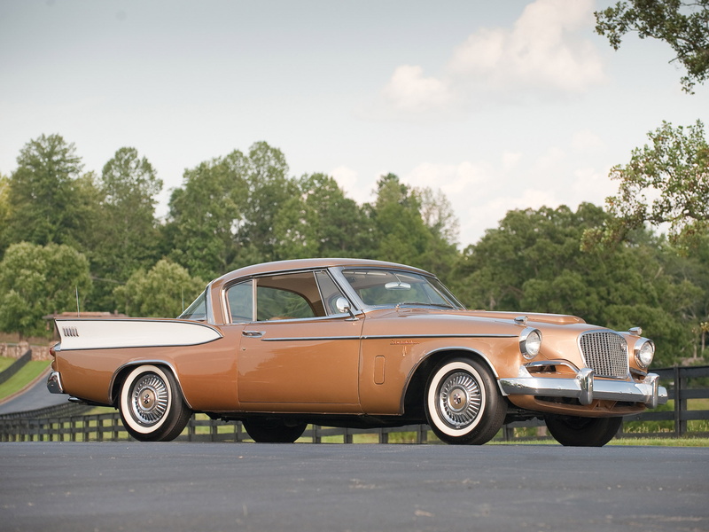 1957, retro, 1080P, golden, studebaker, hawk