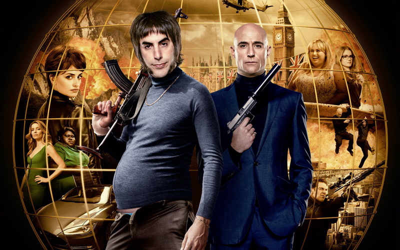 action, Penelope Cruz, Sacha Baron Cohen, weapons, poster, Isla Fisher, 1080P, Comedy, Brothers from Grimsby, agents, Mark Strong, Kalashnik, Rebel Wilson