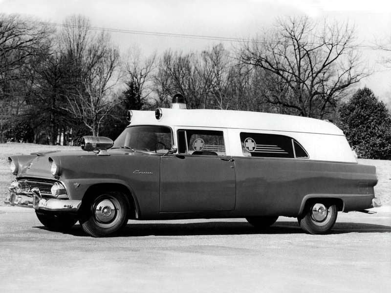 1080P, junior, retro, stationwagon, emergency, memphian, ford, 1955, ambulance